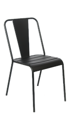 Black Iron Outdoor Chair