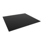 7/8" Sintered Stone Table Top in Solid Black Color